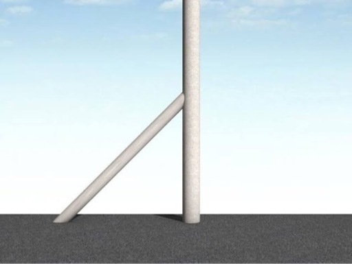 【鉾田市】電柱売ります　コンクリート製　高さ約11m 電信柱 コンクリート製電信柱