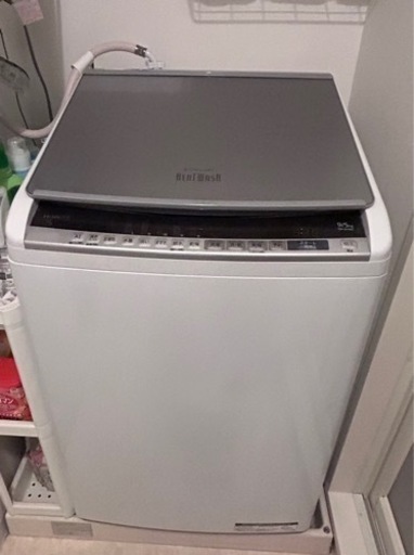 7/26【値下げ中‼️】乾燥機能付き高年式✨美品【乾燥機付き✨❗️AIお洗濯機能❗️縦型でしっかり洗える❗️ガラストップ】定価139,800円　HITACHI/日立　9kg/5kg 乾燥機付き　縦型洗濯機　タテ型洗濯乾燥機　BW-DV90E 家電 生活家電 洗濯機