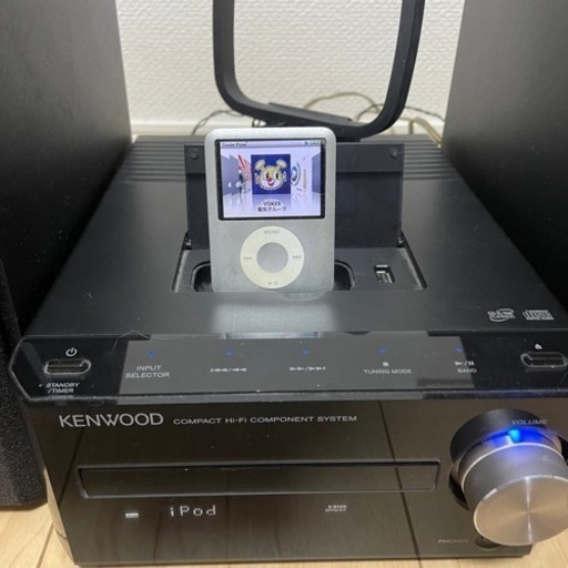 CD コンポ＋iPod（4GB）　ケンウッド