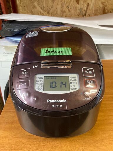☆美品￥12,800！Panasonic　5.5合IH炊飯ジャー　家電　2023年製　SR-FD101型　【BF154】