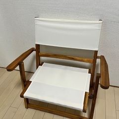 ニトリ 木製ローチェア(白) 2021年購入
