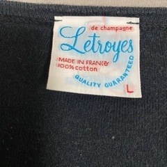 【フランス製】Letroyes Vneck Long tshirt の画像