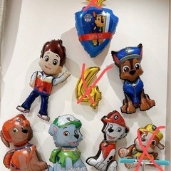 パウパトロール　誕生日お祝い風船　セット