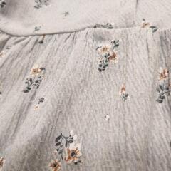 【90cm】子供 ベビー服 花柄 半袖 チュニック Tシャツ 女の子 ワンピースの画像