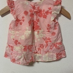 ♡【baby Gap】フリル　ティアード　トップス　80の画像