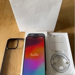iPhone15 pro 256GB SIMフリー ブラックチタ...