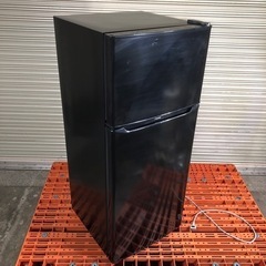 冷凍冷蔵庫 Haier 2ドア ハイアール 右開き 黒 ブラック 2021年