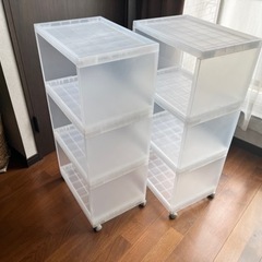 無印2個セット　家具 収納家具 カラーボックス