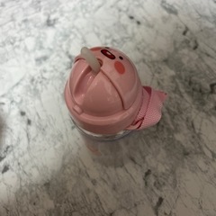 ピーチ　水筒　マグ　ストロー　新品未使用　韓国限定の画像