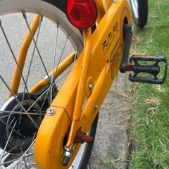 　　18インチ　あさひ　 子供用　黄　自転車 マウンテンバイクの画像