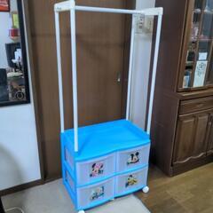 お子様用 引き出しハンガーラック家具 収納家具
