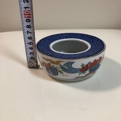 陶器　秀峰作　花瓶、灰皿の画像