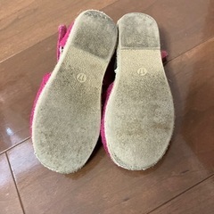 濃ピンク　サンダル　17センチの画像