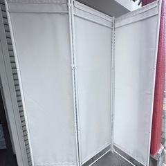 受付〆 パーテーション (布製 白)