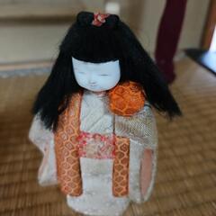 昭和アンティーク　木目込人形の画像