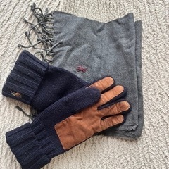 RALPH LAUREN、マフラー、手袋