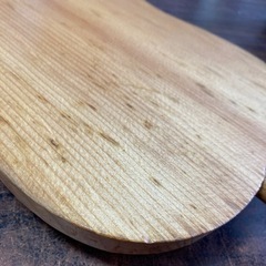 軍配形の寿司下駄　木製　げた台　まな板　笹屋ホテルの画像