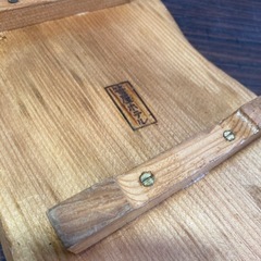 軍配形の寿司下駄　木製　げた台　まな板　笹屋ホテルの画像