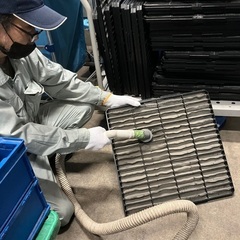 【初心者大歓迎】夜間のエアコンフィルター交換作業の画像