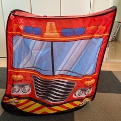 キッズテント　消防車の画像