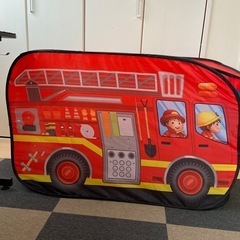 キッズテント　消防車の画像