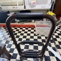 【リサイクルサービス八光】幅53㎝　山善　立ち上がり補助手すり KRT-80(DBR)KD ダークブラウンの画像