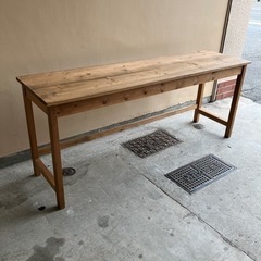 A2406-833 作業テーブル ロング キズ汚れ有り