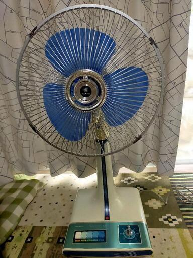 家サンヨー扇風機　3枚羽【美品※完動品】　昭和　アンティーク　EF-6BN　 扇風機