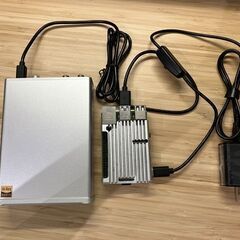 Raspberry Pi4（ヒートシンク、電源、32GBメモリ付き）とDAC Topping D10s