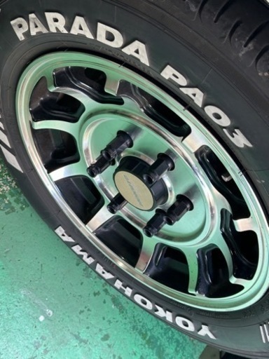 215/65R16 16インチ■CRIMSON クリムソン ホクトレーシング 零式S 6.50-16■YOKOHAMA PARADA PA03　タイヤ ホイールセット　ハイエース