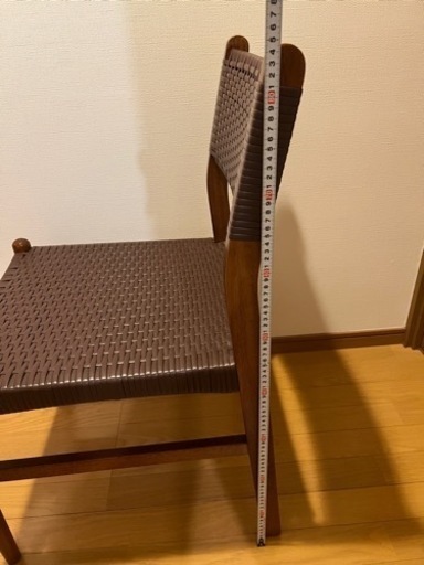 【まとめ買い割引あり】天然素材 ビンテージ/北欧 ダイニングチェア 同じもの3脚あり◎