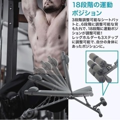 ボディテック/インクラインベンチ/トレーニングベンチ フラットベンチ 可変式 アジャスタブル ベンチプレス トレーニング 筋トレ ベンチ 角度調整の画像