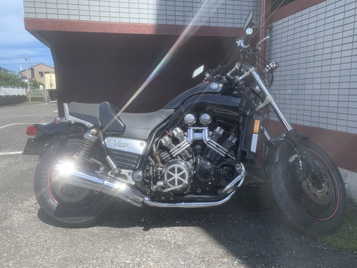 大型バイク　実動　車検たっぷり　タイヤ・ブレーキパッド・バッテリー交換済み　Vmax1200 ヤマハ　YAMAHA　旧車　キャブ車