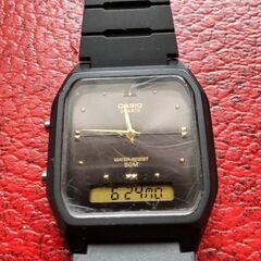 カシオ　デジアナ　AW-48H ブラック　電池新品　6月24日交換済みの画像