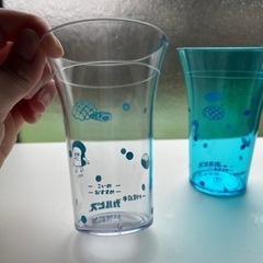 値下げ可！パン泥棒カルピスメモリ付きプラコップの画像