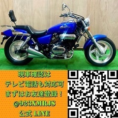 ★長野県の方限定送料無料★動画あり★ホンダ Vツインマグナ★マグナ250 青 実動美車 人気車種 早い者勝ち MC29 キャブレター 水冷 レブル ビラーゴ アメリカンの画像