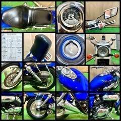 ★長野県の方限定送料無料★動画あり★ホンダ Vツインマグナ★マグナ250 青 実動美車 人気車種 早い者勝ち MC29 キャブレター 水冷 レブル ビラーゴ アメリカンの画像