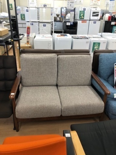 2人掛けソファー キズ・毛玉有り【トレファク上福岡】