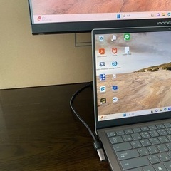 　INNOCN 24C1F 24インチ モニター箱付き美品 の画像