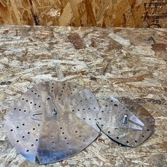 (s6482) 業務用おとし蓋(26～36cm) (17～24cm) ステンレス 伸縮 目皿 蒸し料理 蒸し皿 落とし蓋 煮物 煮込み料理 中古品の画像