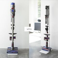 【新品】掃除機スタンド tower 山崎実業 ブラックの画像