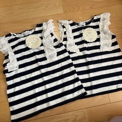お揃い　kids 子供　110㎝　120㎝　姉妹　女の子　ノース...