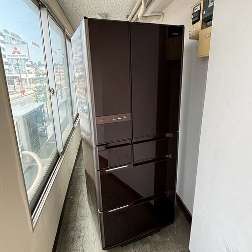 【稼動品】R-Y6000 日立ノンフロン冷凍冷蔵庫 602L 109kg HITACHI 2008年製