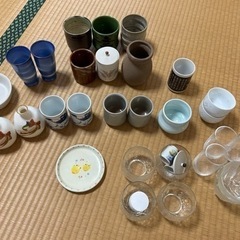 湯呑み，コップ、徳利