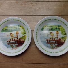 世界名作アニメの皿　6枚の画像