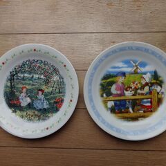 世界名作アニメの皿　6枚の画像