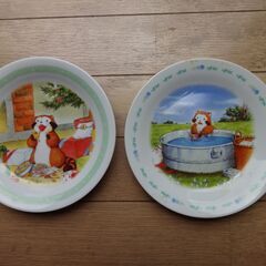 世界名作アニメの皿　6枚の画像