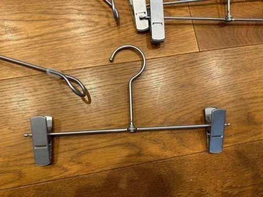 【お値下げしました！】シルバーボトムハンガー45本