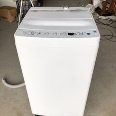 Haier 縦型洗濯機 BW-45A 2021年製　 4.5㎏ しわケア脱水☆「香アップ」コース搭載