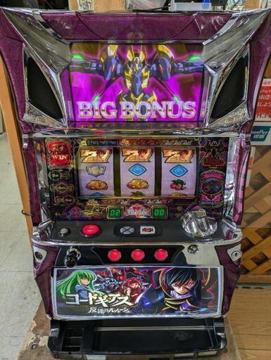 パチスロ実機 コードギアス 反逆のルルーシュ コイン不要機 ID：126-013017-007